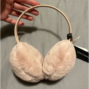 Banana Republic Plush Pink Ear Muffs